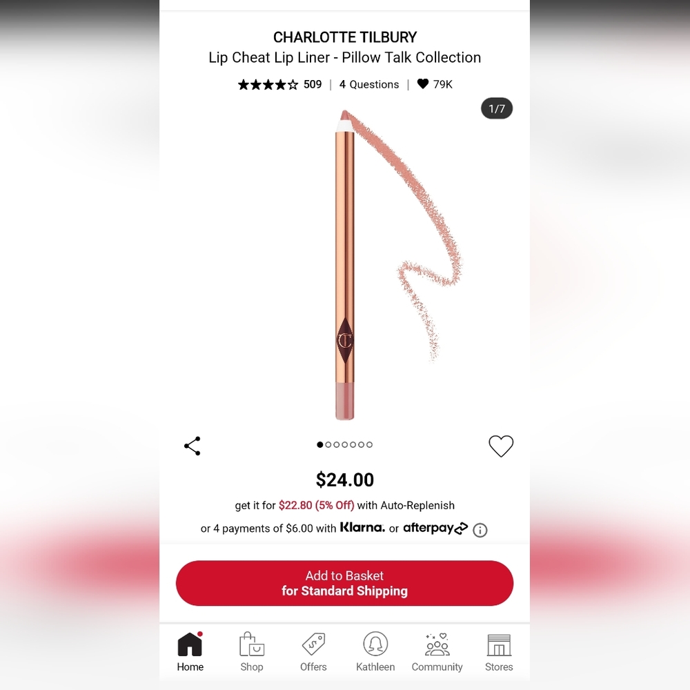 Charlotte Tilbury Lip Cheat Lip Liner